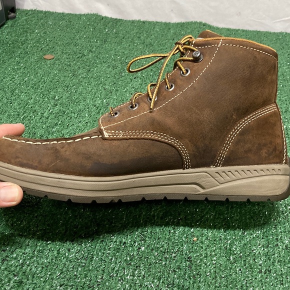 Carhartt Men's Tan Work Boots size 10.5 (OKPM-02-035) - Picture 9 of 10